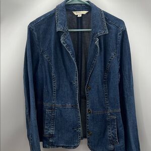 St. John's Bay Dark Blue Denim Jacket